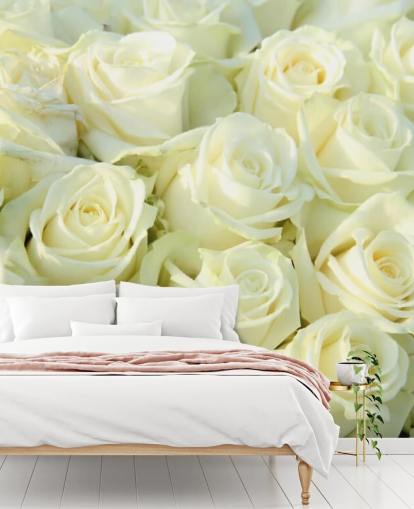 Carta da parati con rose