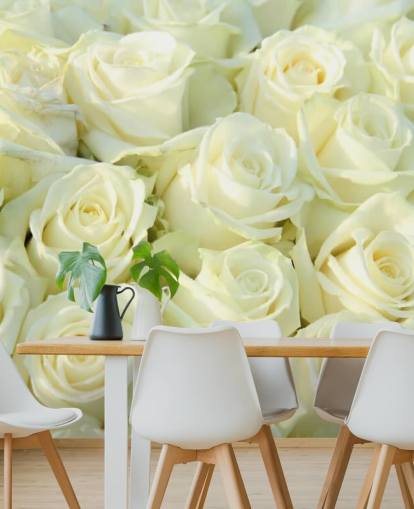 Carta da parati con rose