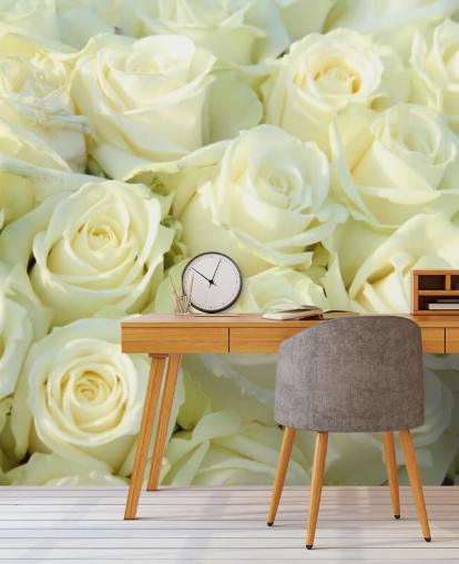 Papier peint White Roses