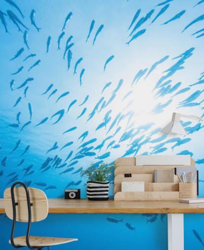 Fish School Wallpaper