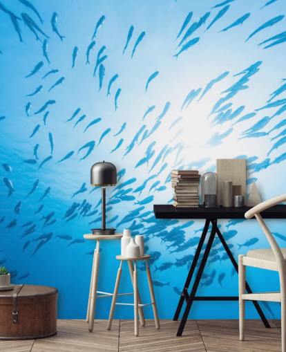 Fish School Wallpaper Fish School Wallpaper