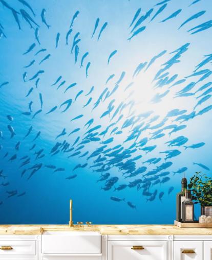 Fish School Wallpaper