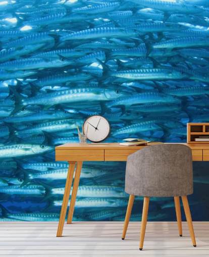 Skinnende fisk Group Baggrund