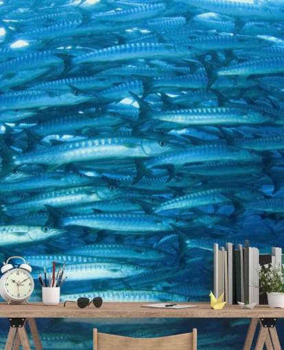 Shiny Fish Group Wallpaper