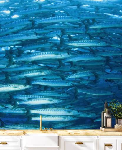 Glänzende Fisch-Gruppe