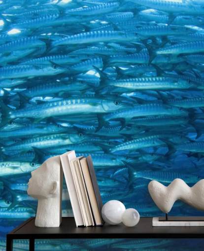 Glänzende Fisch-Gruppe Glänzende Fisch-Gruppe