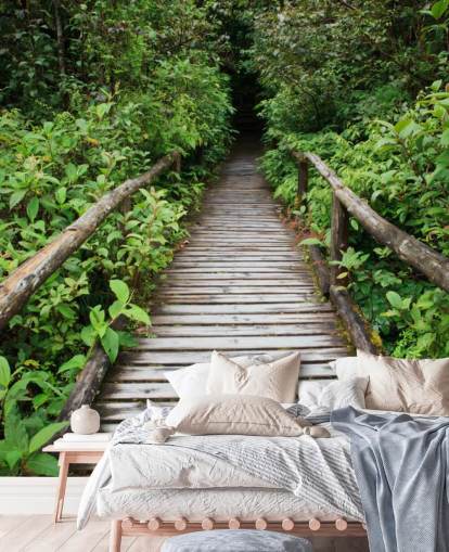 Forest Bridge Wallpaper Forest Bridge Wallpaper