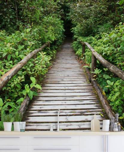 Carta da parati Forest Bridge