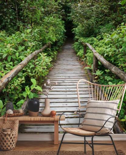 Forest Bridge Baggrund