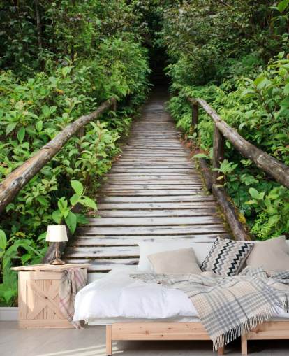 Carta da parati Forest Bridge Carta da parati Forest Bridge