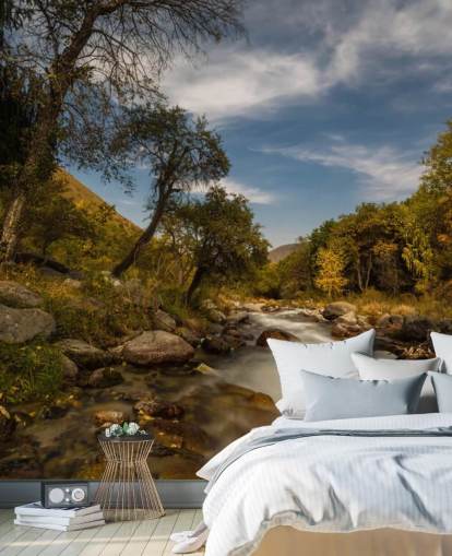 Mountain River Wall Mural