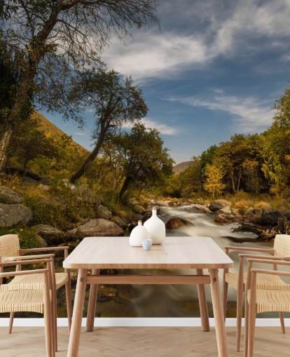 Mountain River Vægmaleri