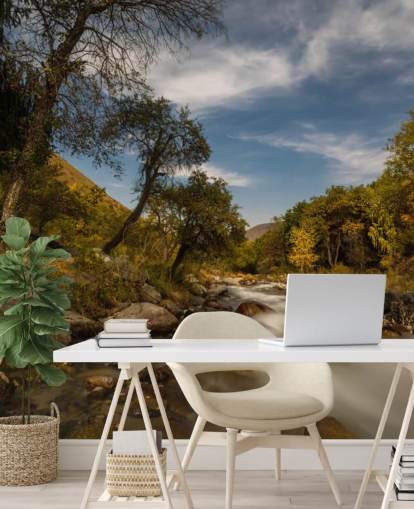 Mural de pared Río de montaña Mural de pared Río de montaña