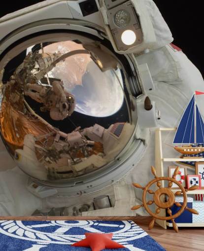 Reflekterar över arbete (2009) Väggmålning