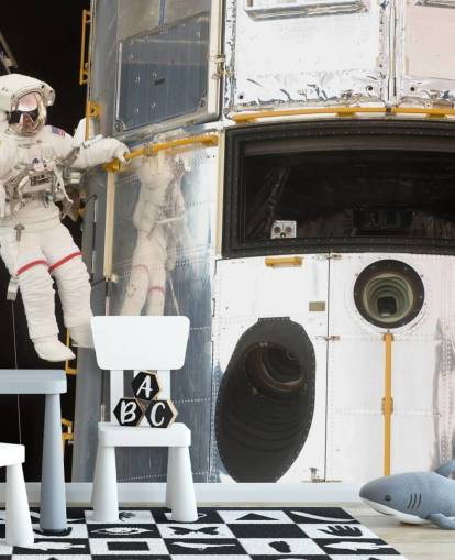 Sair com o mural de papel de parede Hubble