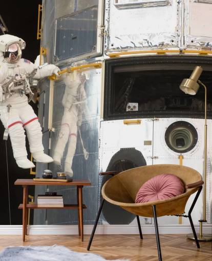 Sair com o mural de papel de parede Hubble