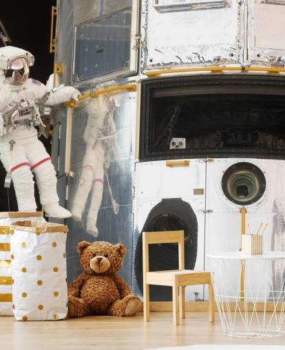 Sair com o mural de papel de parede Hubble