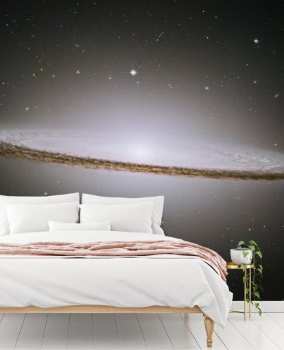 El Fondo de pantalla de Majestic Sombrero Galaxy (M104)