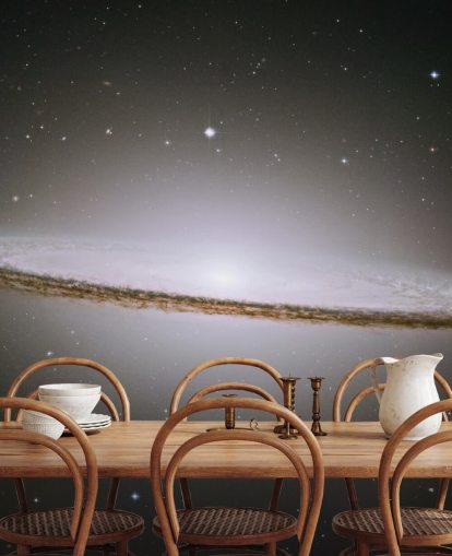 La maestosa carta da parati Sombrero Galaxy (M104)