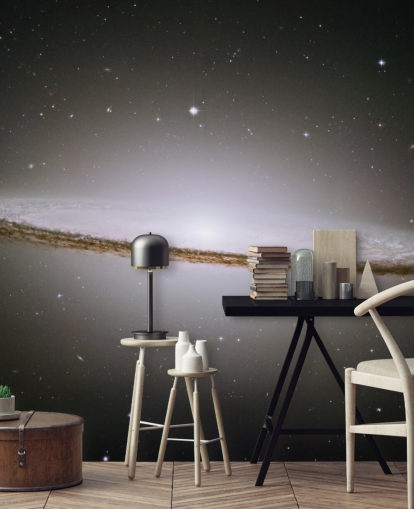 Den Majestætiske Sombrero Galaxy (M104) Baggrund