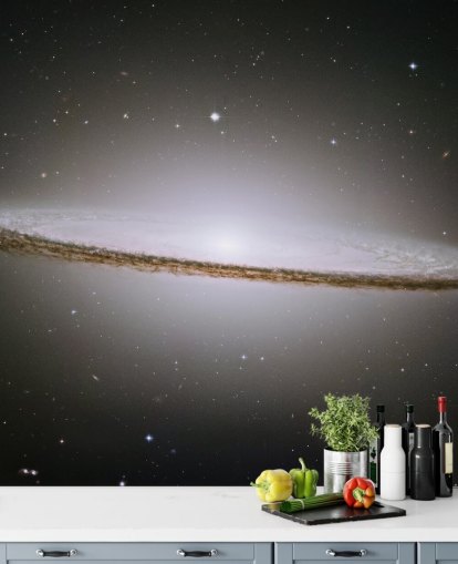 Den Majestætiske Sombrero Galaxy (M104) Baggrund