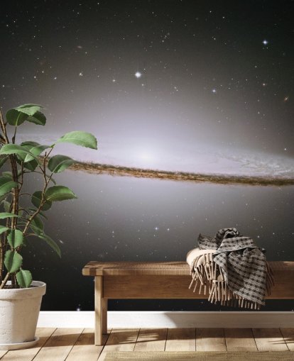 El Fondo de pantalla de Majestic Sombrero Galaxy (M104)