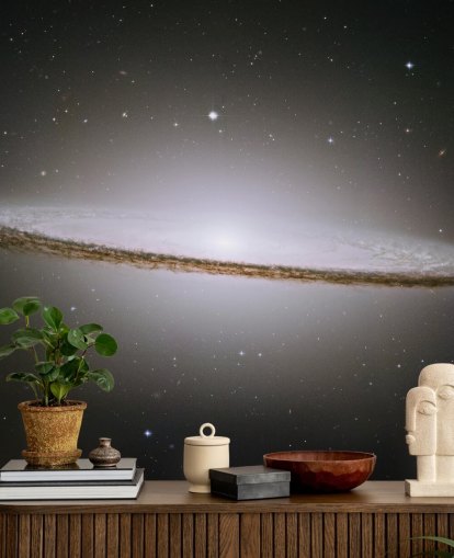 Den Majestætiske Sombrero Galaxy (M104) Baggrund