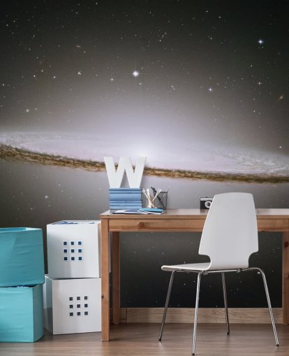 Den Majestætiske Sombrero Galaxy (M104) Baggrund