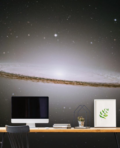 Den Majestætiske Sombrero Galaxy (M104) Baggrund