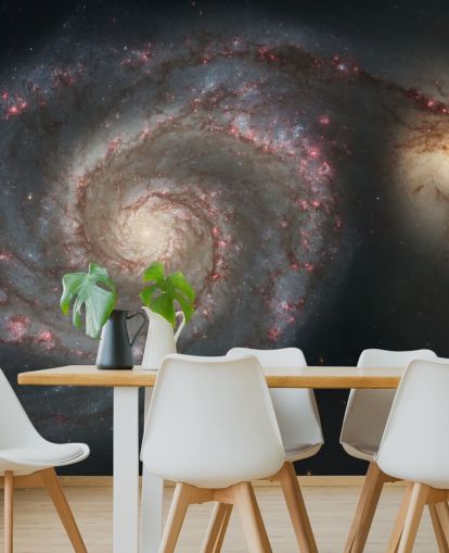 Whirlpool Galaxy M51 og følgesvend Galaxy vægmaleri