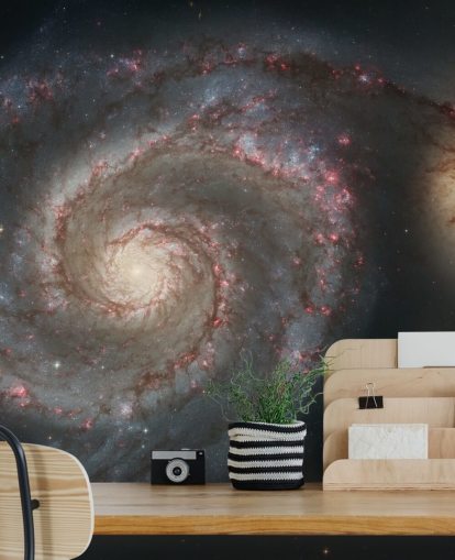 Whirlpool Galaxy M51 e Companion Galaxy Mural