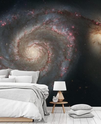 Whirlpool Galaxy M51 e Companion Galaxy Mural
