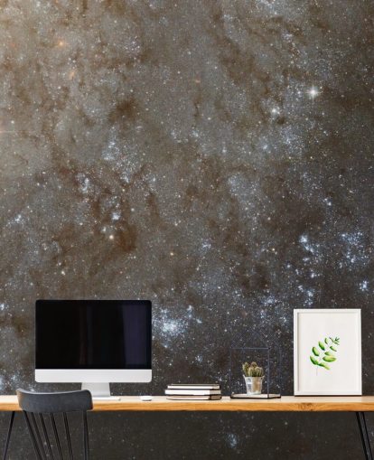 Un aperçu détaillé du papier peint Spiral Galaxy M101