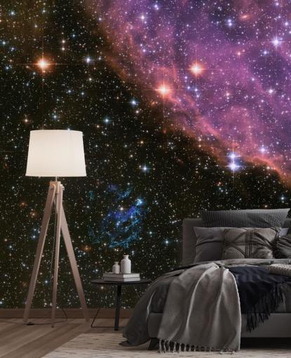 Supernova Remnant E0102 behang muurschildering