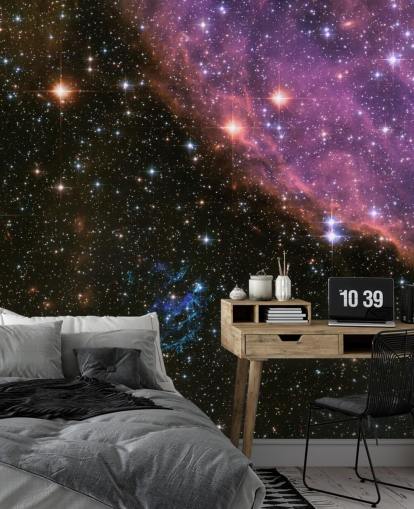 Supernova Jäännös E0102 Taustakuva Seinämaalaus