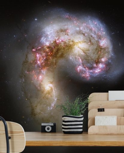 The Antennae Galaxies NGC 4038-4039 Wallpaper
