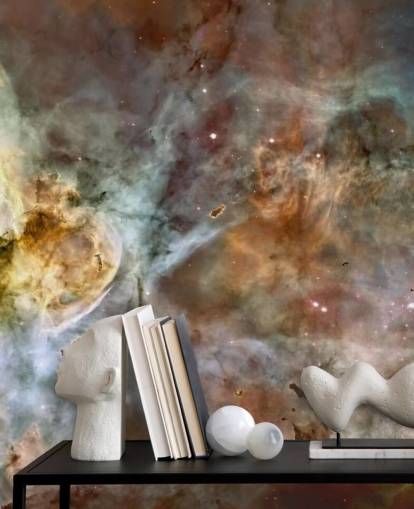 mural de papel pintado de nebulosa llamado The Carina Nebula: Star Birth in the Extreme en Wallsauce para dormitorios, cocinas y baños