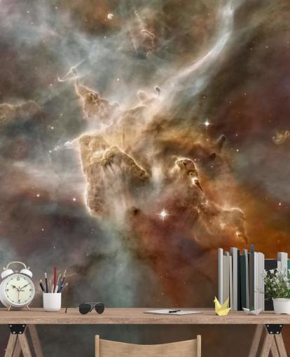 Carta da parati murale con regione stellare nella nebulosa della Carina