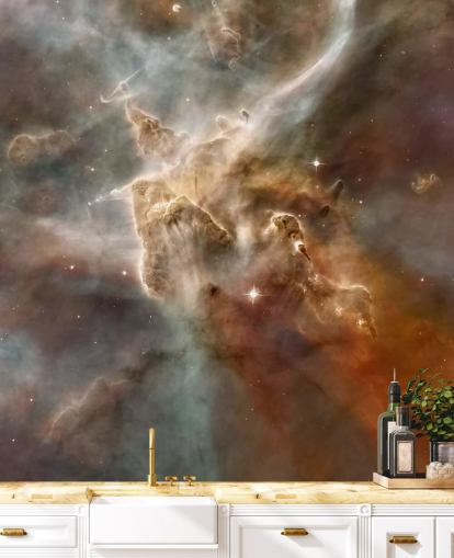 Região de formação estelar no mural de papel de parede da Nebulosa Carina