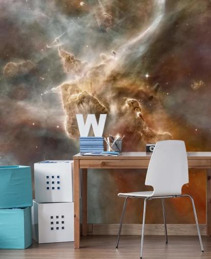 Região de formação estelar no mural de papel de parede da Nebulosa Carina