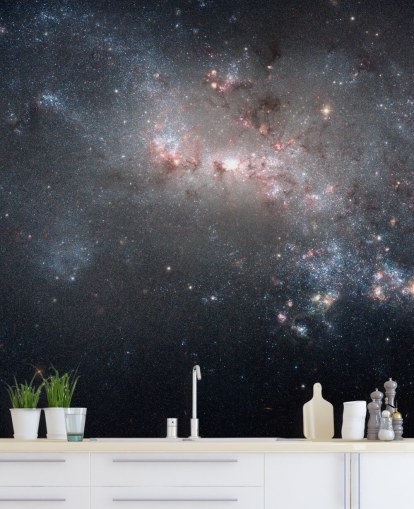 Galaxis NGC4449 Wandbild „Leuchtendes Sternenfeuerwerk“ Galaxis NGC4449 Wandbild „Leuchtendes Sternenfeuerwerk“