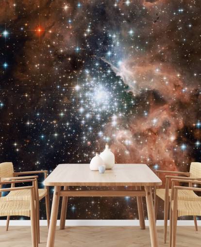 Star Cluster Bursts into Life Photo Wallpaper