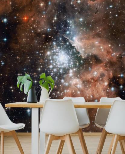 Star Cluster Bursts into Life Photo Wallpaper