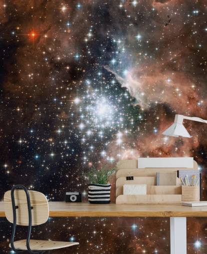 Star Cluster Bursts into Life Photo Wallpaper