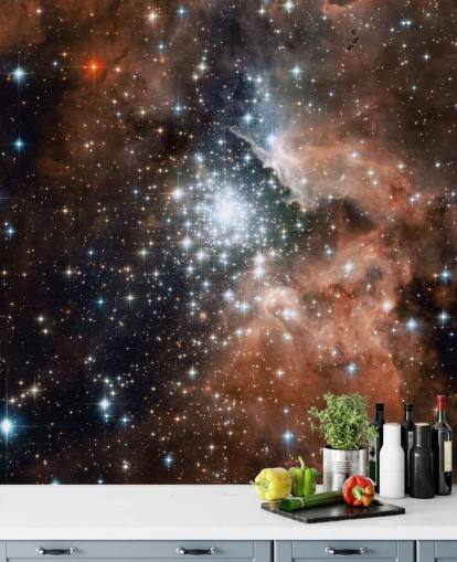 Star Cluster Bursts into Life Photo Wallpaper