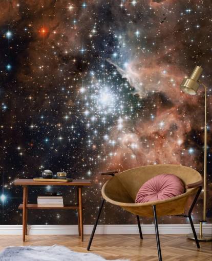 Star Cluster Bursts into Life Photo Wallpaper