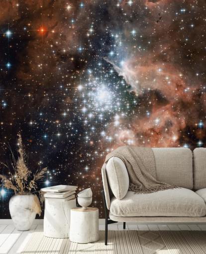 Star Cluster Bursts into Life Photo Wallpaper