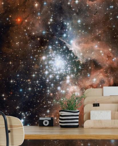 Papier peint photo Star Cluster éclate dans la vie