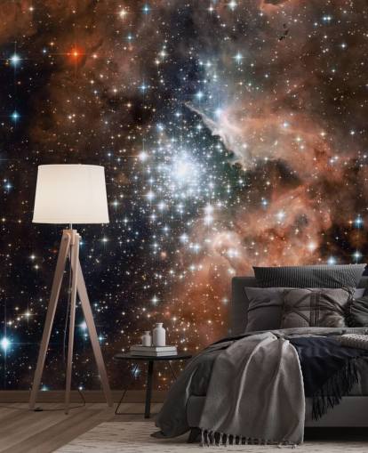 Papier peint photo Star Cluster éclate dans la vie