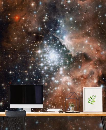 Sterrencluster barst in het leven fotobehang